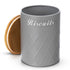 5pc Bread Bin & Canister Set - Grey